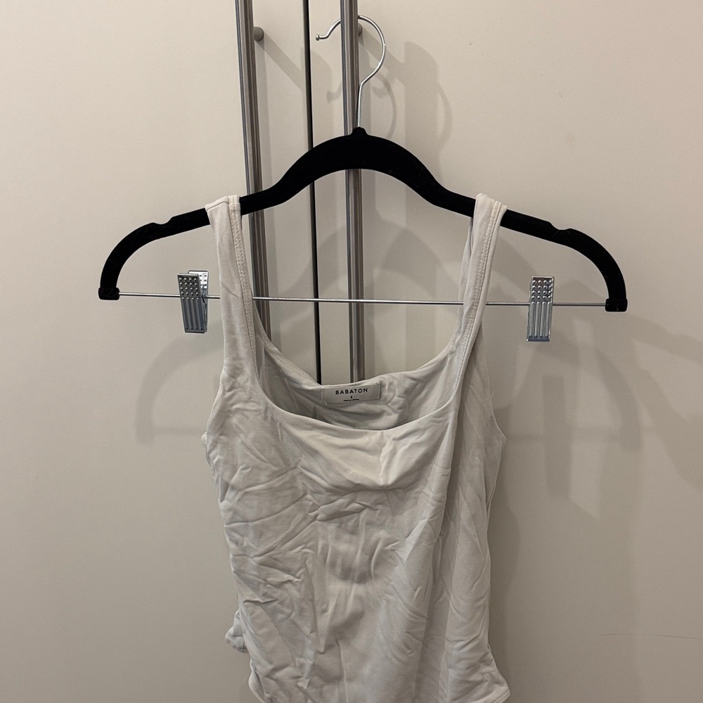 Aritzia Babaton Cream bodysuit